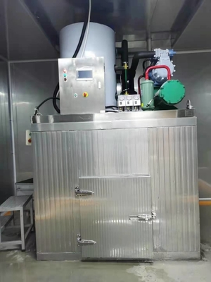 魚のためのSUS304 Stainelessの鋼鉄8ton薄片の氷メーカー機械