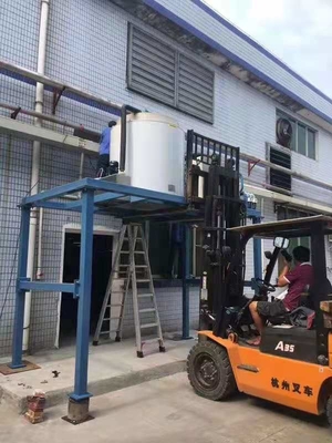 魚介類のクーラーのための70kw 10tonの雪片の氷メーカー機械