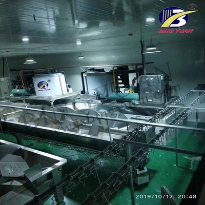 蒸気化冷却の15tons/Day氷の薄片メーカー機械PLC制御