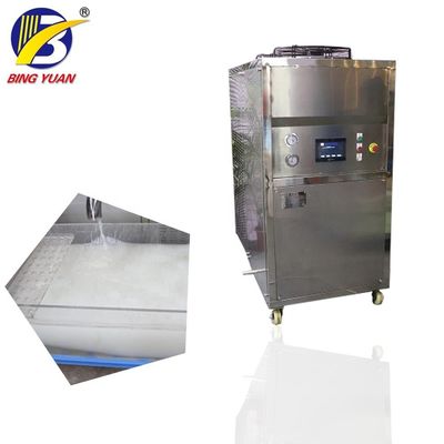 空冷のシーフード380V 124.3KW 3Tのスラリーの製氷機