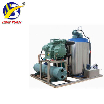 SUS304 380ボルトR22 10Tの薄片の氷メーカー機械、魚のための薄片の製氷機